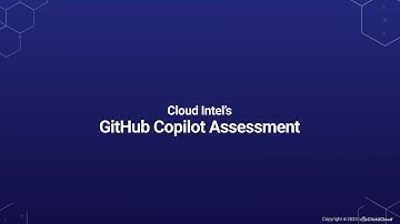 #GitHub #Copilot #Assessment with Cloud Intel
