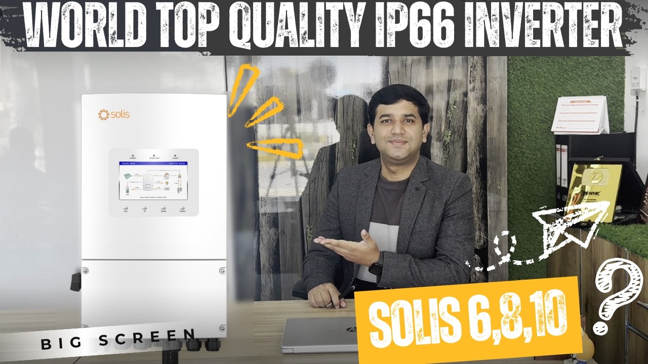 Solis World Best Hybrid Solar Inverter 6, 8kw