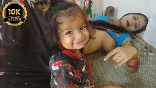 Indian Breastfeeding Vlogs In India Village Baby Feeding Milk In