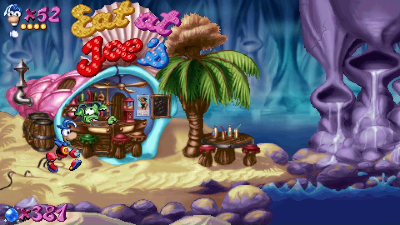 Rayman Redemption the Saves of Skops Eat At Joe's