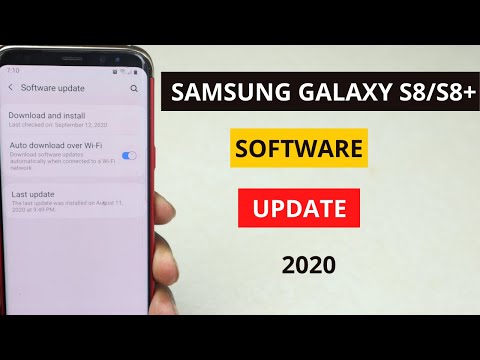 Samsung Galaxy S8(S8+) Software update - 2020