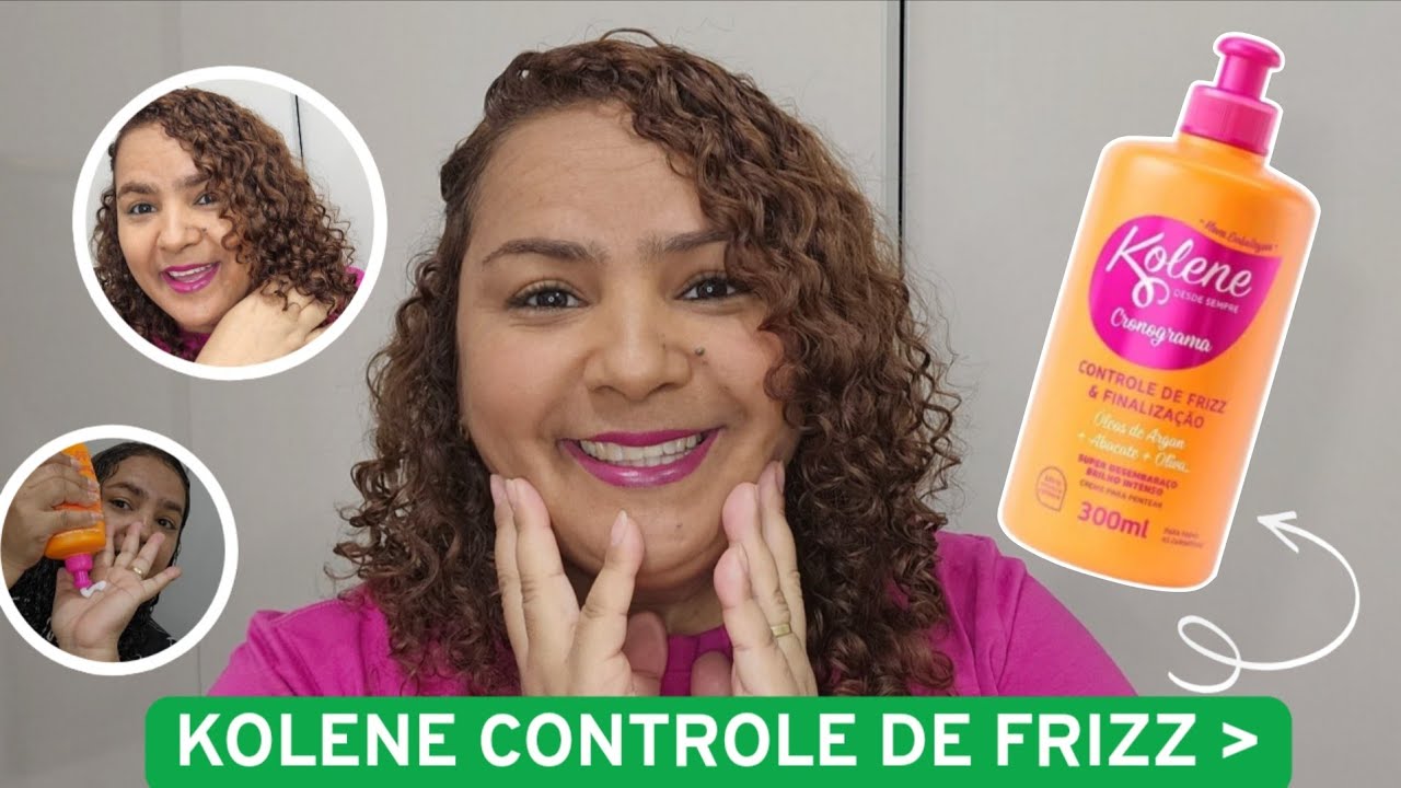 TESTEI O NOVO KOLENE CRONOGRAMA CONTROLE DE FRIZZ