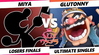 Umebura 10 Losers Finals - Miya (Game & Watch) Vs. Glutonny (Wario) Smash Ultimate - SSBU