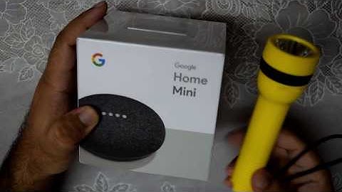 GOOGLE HOME MINI - Unboxing