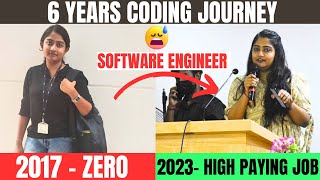 My 6Years Coding Journey In 6Mins Tamilzero To 40Lakhs Salary
