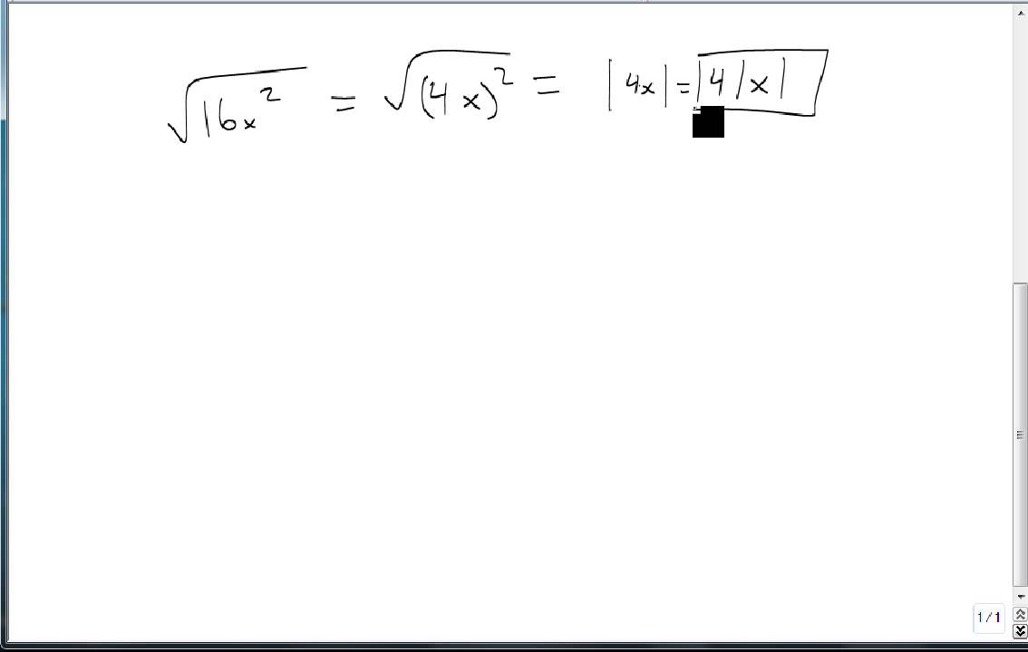Find Square Roots of Expressions Containing Variables - YouTube
