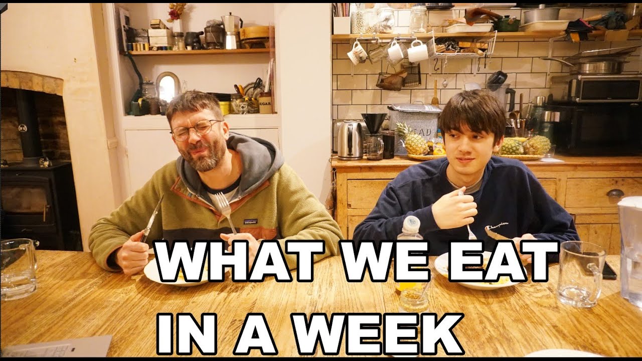 【次男】とお菓子作り！究極のアメリカンクッキーを作る：イギリス在住国際家族の１週間の食事と会話（字幕付き）：[50代、60代シニア世代]