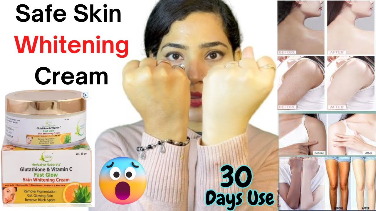 glutathione cream is safe or not How to whiten your skin in just 30 days with glutathione cream ✨