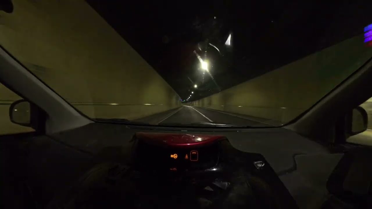 2D Tuesday | Night Drive Hindhead Tunnel A3 | M25 | M1 | Civil Twilight UK | Sleep ASMR Sounds
