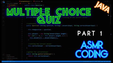 Coding ASMR Lo-Fi | multiple choice quiz (Part 1). Keyboard sounds, whispers