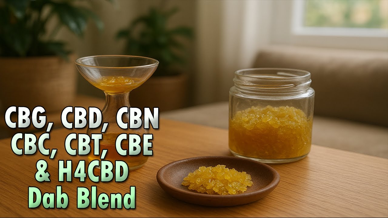 A pleasant well rounded daytime blend - CBG, CBD, CBN, CBC, CBT, CBE & H4CBD Trip Report