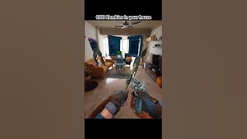 COD Zombies in your house! (Drop Dead) #quest3 #mixedreality #zombies #vr #dropdead #cod