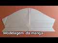 Modelagem  da manga da blusa base