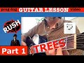 The Trees Guitar Lesson Rush Song | Classical Guitar