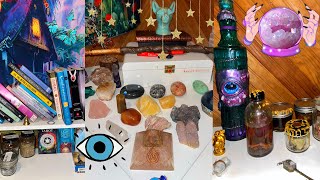 Altar TourCrystals/Potions/Witchy Books