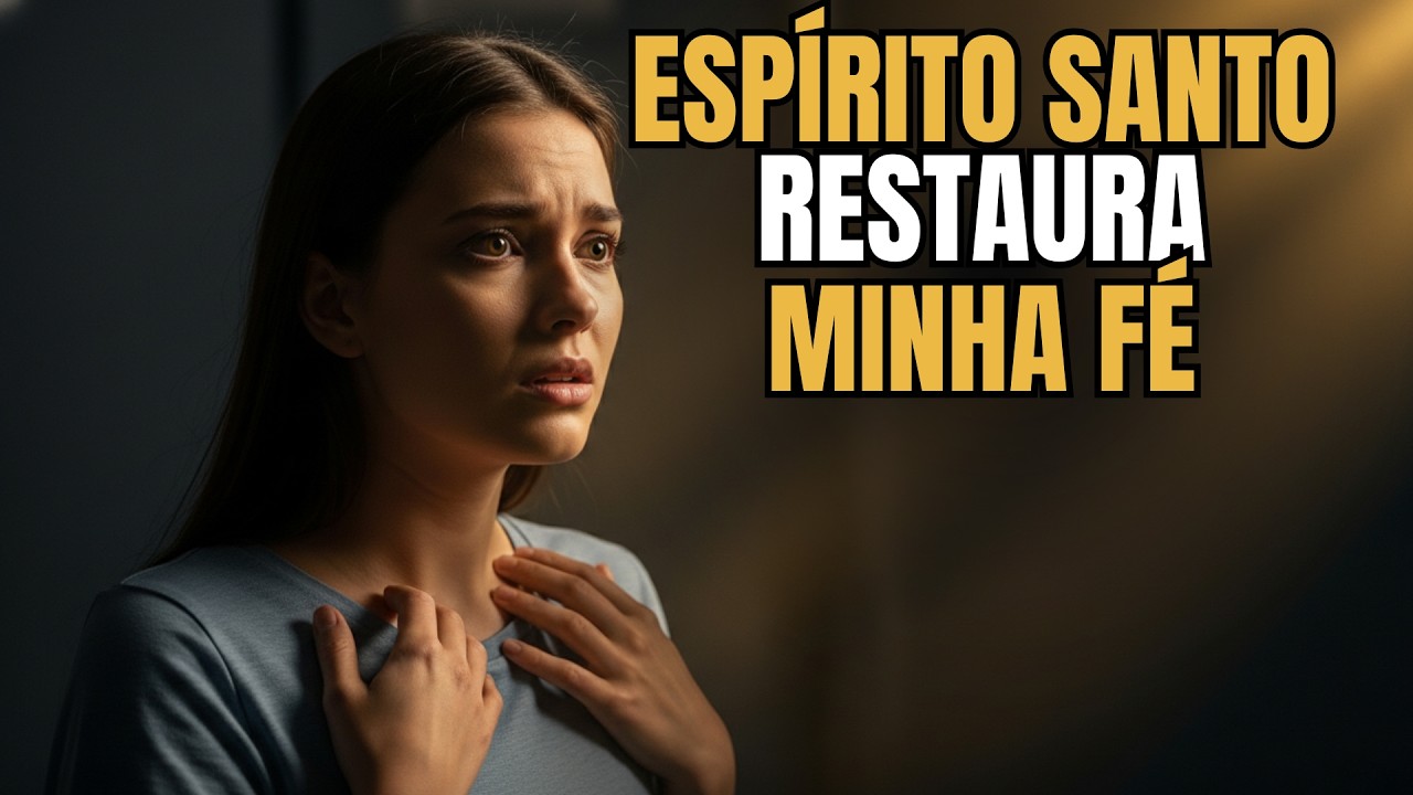 Quando o MEDO do FUTURO te paralisa, esta ORAÇÃO de PODER faz o ESPÍRITO SANTO restaurar sua FÉ.