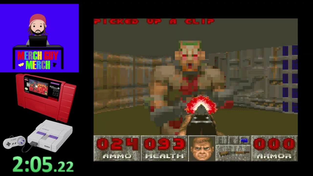 DOOM | Super Nintendo | Episode 1 | ANY% | 8 Minutes 3 Seconds.