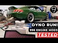 DYNO RUN! Porsche 996 engine mods power tested: IPD plenum, K&N filter + Helmholtz resonator bypass