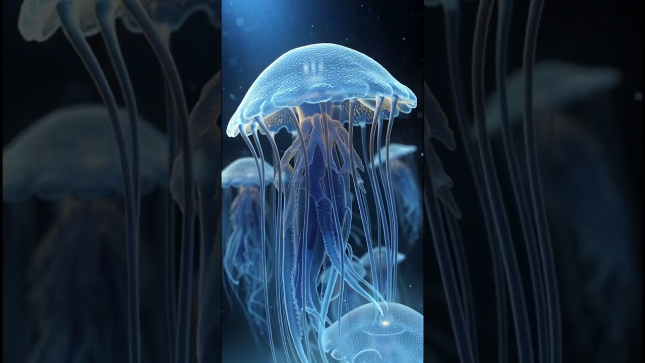 The Immortal Jellyfish &mdash; The Animal That Can Reverse Aging! 🧬🌊#ImmortalJellyfish #ScienceFacts #Deep