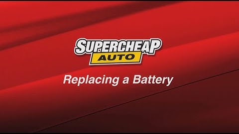 How To Replace A Car Battery | SUPER DIYs