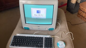 1998 Bondi Blue iMac G3 Booting to MacOS 9