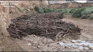 : Monstrous Flash Flood & Debris Flow l Johnson Canyon, UT 7/16/2018