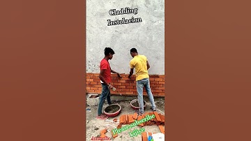 cladding Instolacion #claytiles #brickwork #brickwork #brickcladding #constructionmaterial #brick