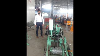 Hot selling  CS-A  tradional twist barbed wire mesh fence making machine how to install how working