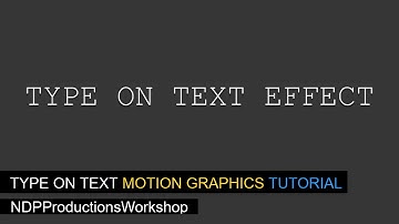 Create a TYPE ON TEXT effect | Hitfilm Express Tutorial