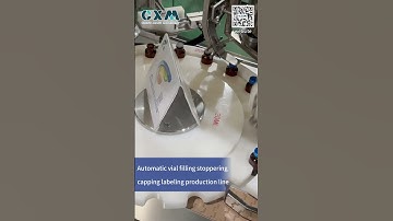 CX-XLD Automatic 20ml vial filling stoppering and capping machine #vialfillingmachine