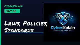 Cyber Governance Basics: Laws, Policies & Standards Explained | CyberXplain