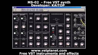 Ms-02 - Free Vst Synth - Vstplanet