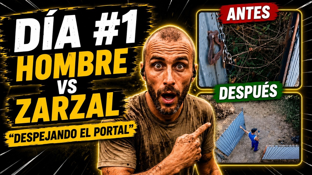 Compramos finca abandonada y esto había tras el portal - Hombre Vs Zarzal - #Galicia #offthegrid