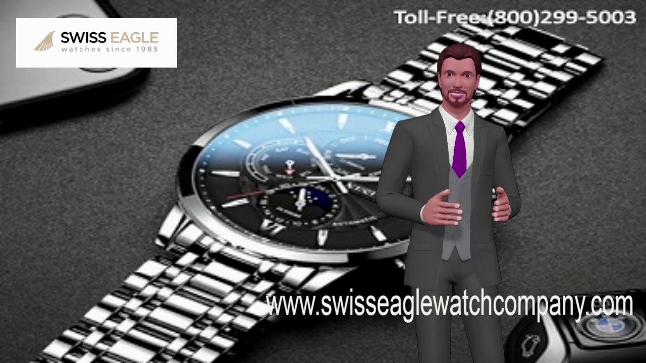 Switzerland Nesun Automatic Mechanical Mens Watches   Swiss Eagle Watch Company   Call 800 299 50