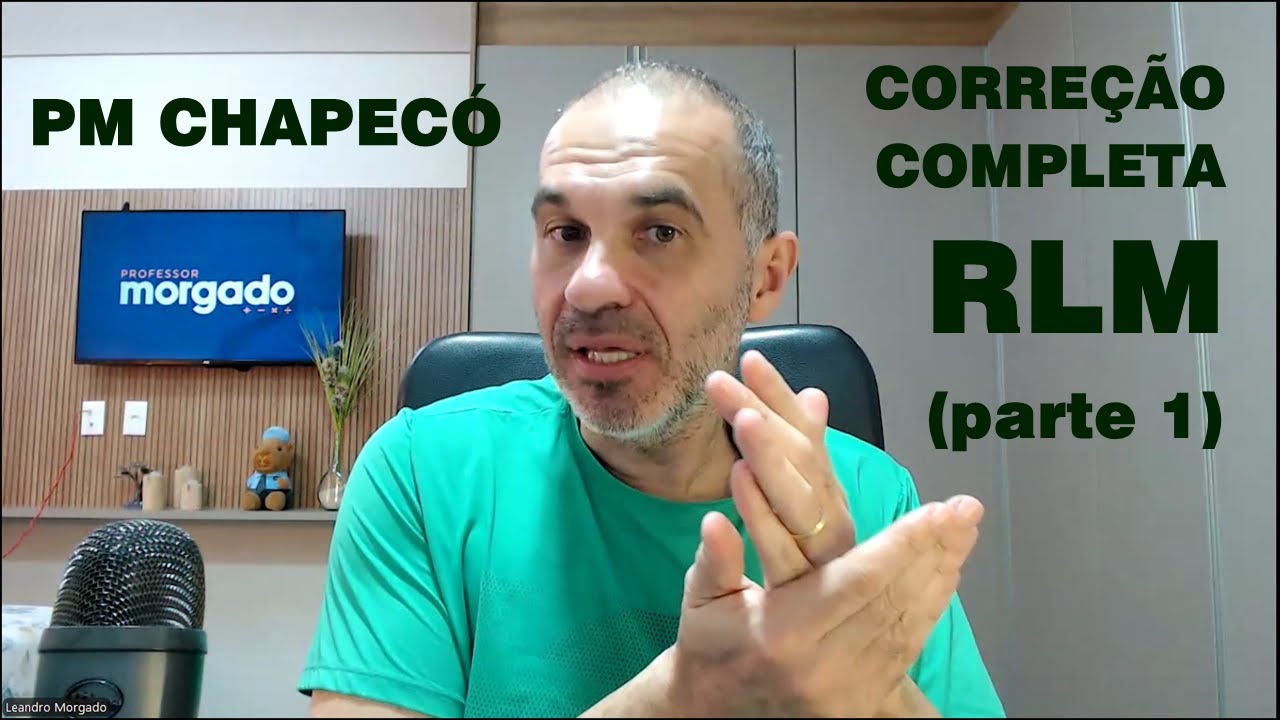 POLÍCIA MUNICIPAL DE CHAPECÓ | RACIOCÍNIO LÓGICO | CORREÇÃO COMPLETA (parte 1)