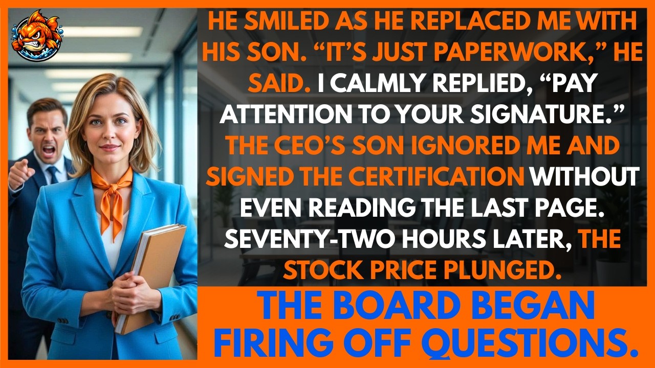 The CEO Fired Me to Promote His Son. 72 Hours Later, 37% of Revenue Triggered an Investigation.