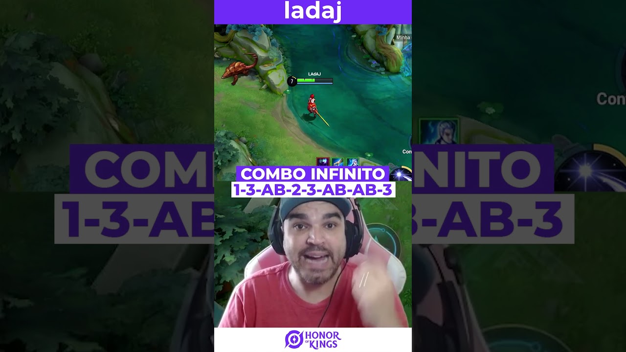 COMBO INFINITO DA LUNA no @Honor of Kings Brasil #honorofkings