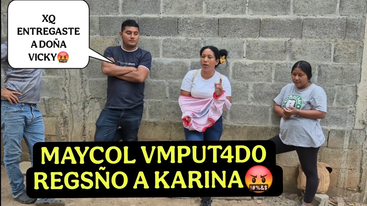 MAYCOL como la gran pv.t# le pelo la cara a KARINA por traicioner4🤬