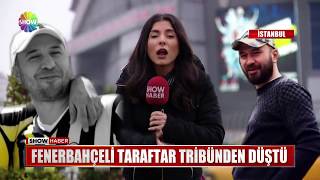 Fenerbahçeli Taraftar Tribünden Düştü