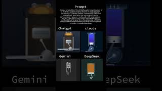 ChatGPT vs Claude vs Gemini vs DeepSeek — 4-Stroke Engine Animation ( #aicoding  #chatgpt