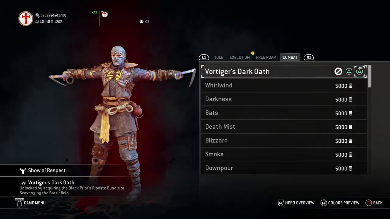 FOR HONOR HIGHLANDER SKILLS