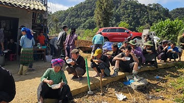 Mở Đại tiệc toàn món ngon làm đường Đoàn Kết đổ Bê tông dài Ngoằng. Nguyễn Tất Thắng