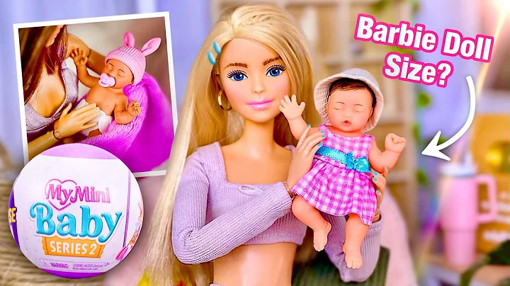 My Mini Baby Series 2! Are They Barbie Doll Size? ZURU 5 Surprise Capsule Opening