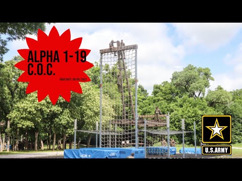 US Army Alpha 1-19 Confidence Obstacle Course (COC)