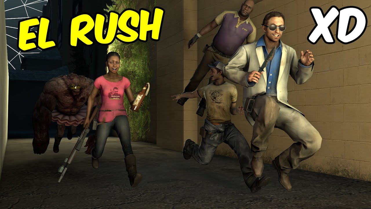 EL RUSH xD Momentos Divertidos | Left 4 Dead 2