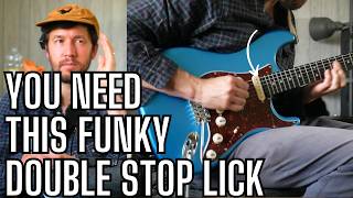You NEED This Funky Double Stop Comping Lick for BLUES and FUNK