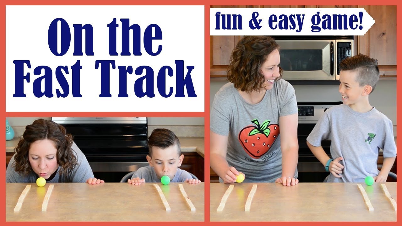 EASY FAMILY GAME! "On the Fast Track" by Family Fun Every Day - YouTube