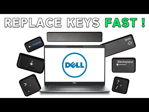 Dell Laptop Key Removal and Replacement (Very Detailed)