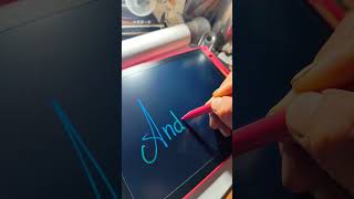Andrade 🖌️🎨 #calligraphylattering #art #tablet