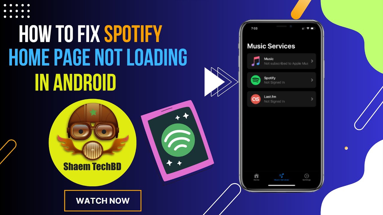 How to Fix Spotify Home Page Not Loading